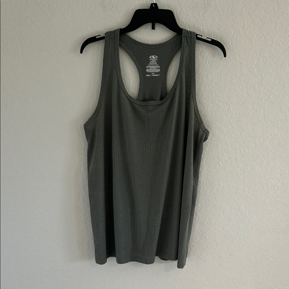 Women's greenish/grey active top